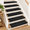 Black-30 x 9.5 inch (Rectangular)-14, variant on Bullnose Carpet Stair Treads Ultra Plush Dark Gray 14