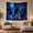 Nocturnal Wolves, variant on Floral Garden Wolves with Right Side Chest Both, Mystical Fantasy for Space Lovers, Galaxy Room Decor, Christmas Gift, Tapestry Wall Hanging for Bedroom and Dorm