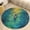 style-2, variant on Purple Blue And Gold Wave Washable Round Rug -Circle Area Rugs for Nursery Bedroom, Vintage Non Slip Non Shedding Low Pile Carpet for Living Room Coffee Table Entryway