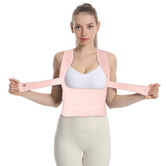 Posture Corrector Brace with Adjustable Shoulder Straps Lightweight Breathable Mesh Full Back Support Waistband Posture Support