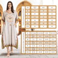 thumbnail image 3 of Miss Lavish London Kaftan Dresses for Women Beach Cover up Caftans Moo Moos Women Swimwear Cover up Medium, 3 of 6