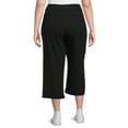 thumbnail image 2 of Terra & Sky Women's Plus Size Wide Leg Lounge Pants, 2 of 5