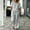 Style1-Gray womens outfits, variant on Women 2 Piece Outfits Sets Summer Solid Loose Short Sleeve Crew Neck Top and Pants Set Drawstring Casual Vacation Travel 2026 White XXL
