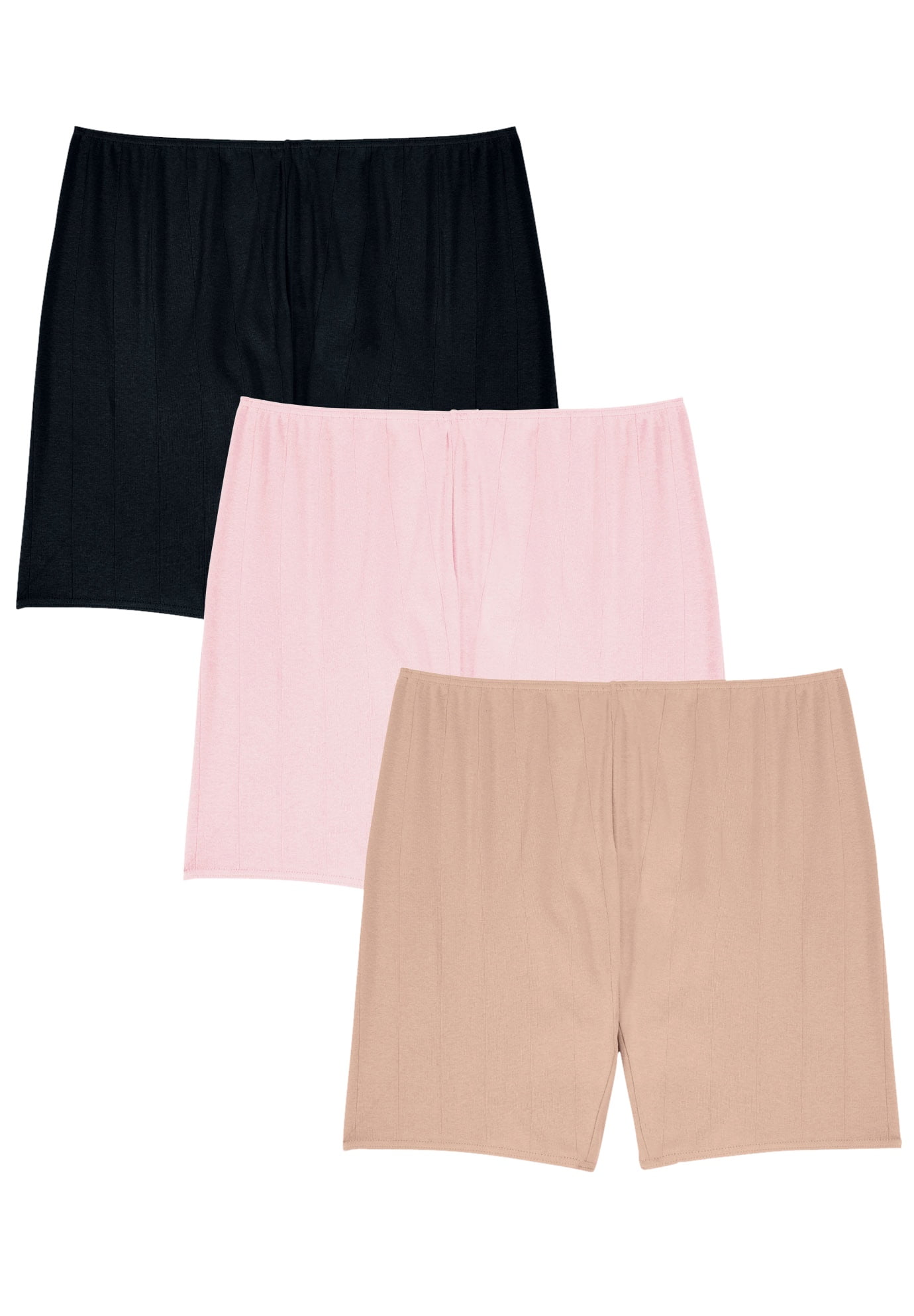 Comfort Choice Comfort Choice Women's Plus Size 3Pack Cotton Bloomer