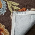 thumbnail image 4 of SAFAVIEH Blossom Emely Floral Flowers Wool Area Rug, Brown/Multi, 4' x 6', 4 of 6