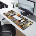 thumbnail image 2 of Long Mouse Pads for Desk,Halloween Vintage Halloween Posters Desk Mats on Top Of Desks, Desk Mouse Pad Extra Large with 3mm Non-Slip Base and Stitched Edge for Gaming,Office,Work,Home 31.5x11.8in, 2 of 5