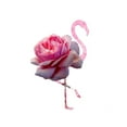 thumbnail image 2 of Phillip, Jamie 20x20 White Modern Wood Framed Museum Art Print Titled - Flamingo Dress 6, 2 of 4