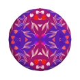 thumbnail image 3 of PUREYAH Floral Modern Illustration Rv Spare Tire Cover, Wheel Covers Protectors Universal Fit for Camping Travel Trailer Truck 17 inch, 3 of 6