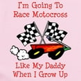 thumbnail image 2 of CafePress - Race Motocross Like Daddy Infant Bodysuit - Baby Light Bodysuit, Size Newborn - 24 Months, 2 of 4