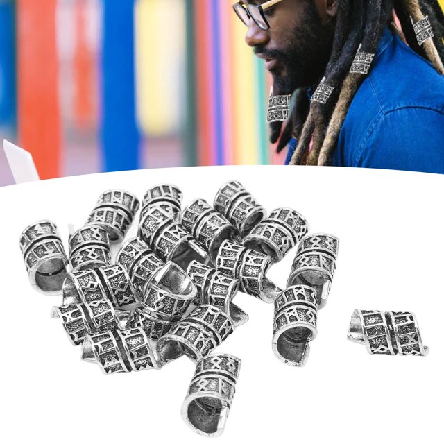 Joyas de Rastas, Cuentas de Trenza de Cabello Antiguo de Moda para Bricola