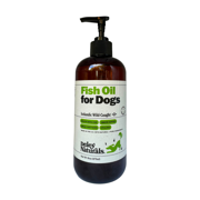 Deley Naturals Wild Fish Oil Liquid Food Supplement for Dogs - Supports Skin, Immune System, 16oz