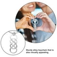 thumbnail image 2 of Key Chain Infinite Symbol Keychain Decorative Key Ring Pendant Bag Accessory, 2 of 7