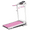 Pink, variant on Aukfa Folding Treadmill for Home, Electric Running Walking Treadmill with Incline, 265 lbs Capacity, 7.5 MPH, Black
