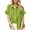408Green1, variant on Clothing 2025 Womens Casual Short Sleeve Button Down Shirts Summer Plain Top Blouses with Pockets Womens Short Sleeve Button Down Shirts Official Collar Blouse Basic Simple Dress Shirt