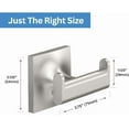 thumbnail image 4 of Gatco 5595 Waterline Robe Hook, Satin Nickel, 4 of 4