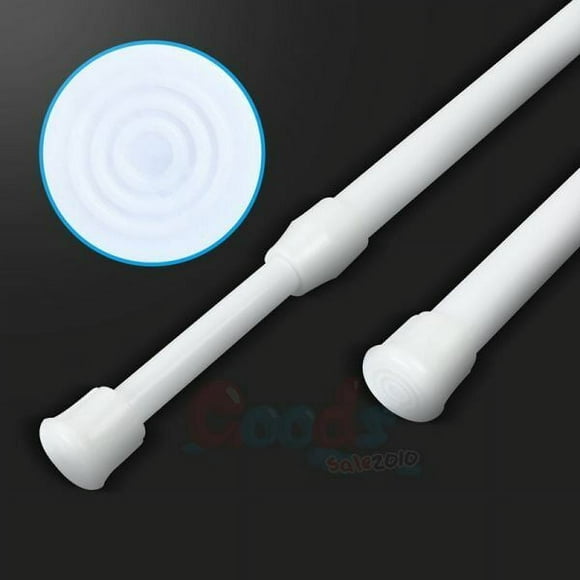 Barra de cortina de tensión ajustable, 40-70 cm