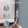 thumbnail image 5 of Surge Protector Power Strip Tower with 5 USB Ports and Night Light, 10FT Extension Cord with 12 AC Multiple Outlets,  Power Tower, Overload Protection for Home Office Dorm Room (2PC-White+Black), 5 of 6