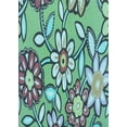 thumbnail image 1 of Ahgly Company Machine Washable Indoor Rectangle Transitional Turquoise Green Area Rugs, 3' x 5', 1 of 7