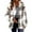 Khaki, variant on Tbopshirt Womens Fleece Jackets Coats,Womens Shackets Cardigans,Casual Winter Lapel Pocket Long Sleeved Plush Plaid Button Warm Jacket,Fuzzy Fleece Cardigan Jackets Women