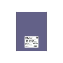 PA Paper Accents Smooth Cardstock 8.5" x 11" Purple Pizzazz, 74lb colored cardstock paper for card making, scrapbooking, printing, quilling and crafts, 25 piece pack