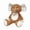 Brown, variant on Brown Running Elephant Plush Toy Jogging Stuffed Animal Cute Dynamic Doll Soft Pillow for Sofa Bedroom Home Decor Gift