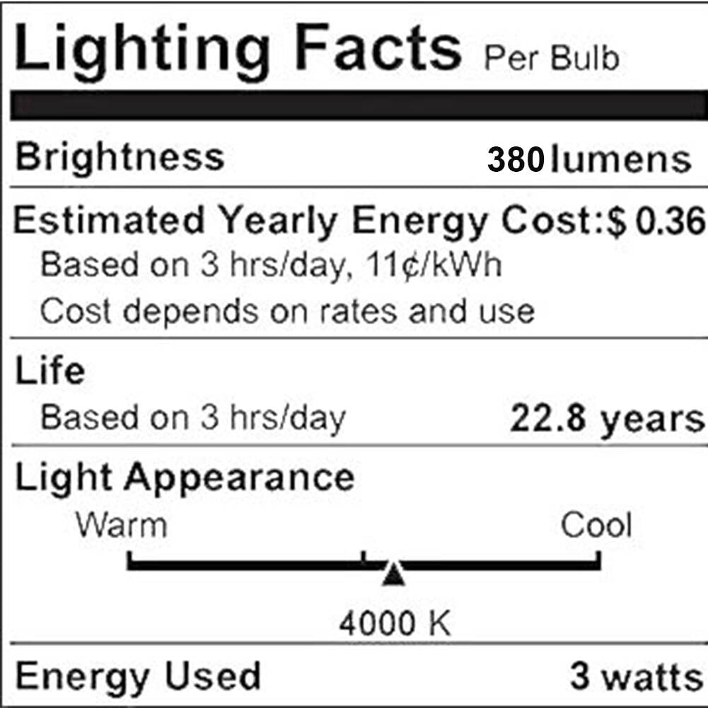 Ymam.Light LED G9 Dimmable Light Bulb, 3W 40W Equivalent Halogen Bulb, 4000K Cool White G9/Bi-Pin Base (Set of 12)