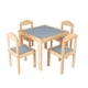 thumbnail image 1 of Set comedor infantil de madera barnizada Duduk azul Duduk COM-OSL, 1 of 2