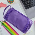 Pen+Gear Athleisure Pencil Pouch, Purple