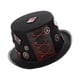 thumbnail image 1 of Moyic Sombrero de copa Steampunk gótico vintage con estilo, sombrero de disfraz de Cosplay con engranaje de cuerda Kits de decoración para fiestas, 1 of 6