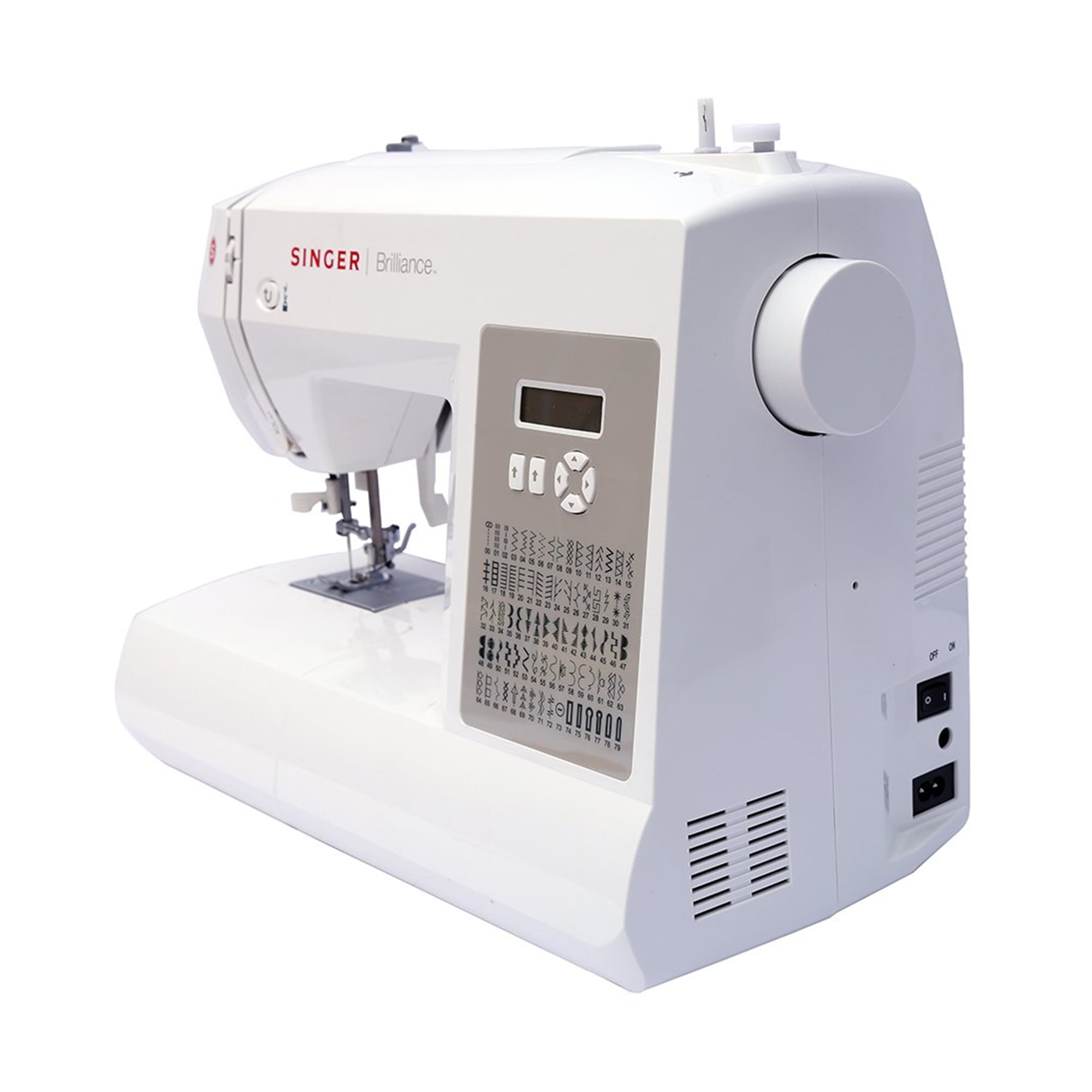 Singer Brilliance 6180 Sewing Machine with 180 Stitches and One-Step Buttonhole