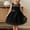 Black, variant on FAHXNVB Little Girls Dresses Solid Color Mesh Bow Lace Sleeveless Birthday Holiday Princess Tulle Dress Fashion Casual Comfortable Dress 2-12 Years