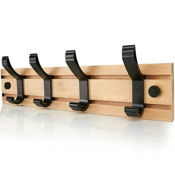 Coat hook wall modern coat rack wooden coat hook bamboo wall coat