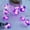 Purple, variant on MUAXDA 19.69 ft 40 LED Heart String Lights, Valentine's Day Fairy Lights, Indoor / Outdoor Decorative Light for Patio Garden Party Xmas Tree Wedding Home Bedroom Decoration, USB Powered