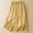 Yellow, variant on Sentmoon Womens Long Skirt Elastic Waist Tennis Skirts Casual Solid Color Regular Fit Skirts for Women for Travel and Vacation M-2XL