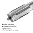thumbnail image 3 of Unique Bargains M11 x 1.25 Left Hand High Speed Steel Machine 4 Straight Flutes Thread Tap, 3 of 6