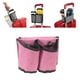 thumbnail image 4 of Toystoory Práctico soporte para reposabrazos para botellas de bebidas, instalación sencilla y ahorro de espacio Almacenamiento y organización del hogar Rosa roja 16x12x8cm, 4 of 6