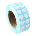thumbnail image 4 of Etiquetas para accesorios, etiquetas térmicas, rollo de pegatinas (3000 unidades/1 rollo) para logotipos DIY Forma de corazón, 4 of 9