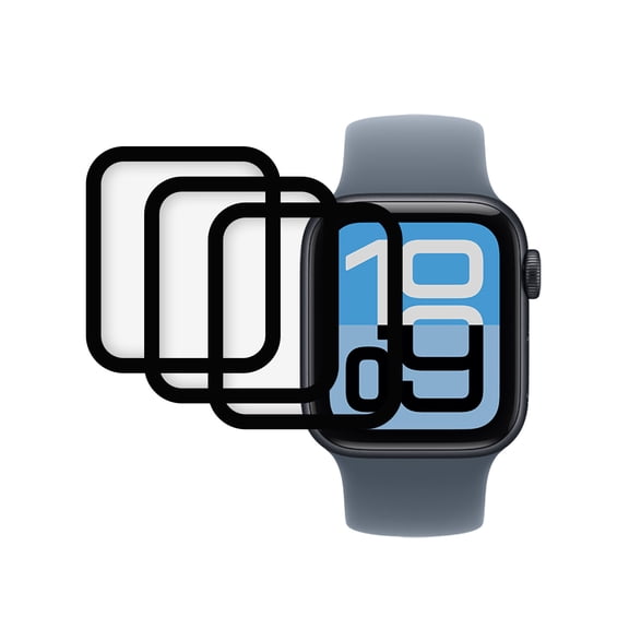 KIQ 3 Pack PMMA Curved Screen Protector for Apple Watch SE 3(40mm)