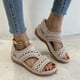 thumbnail image 1 of Zapatos de mujer de verano Tacón de cuña Retro Hollow Out Casual Sandalias de mujer Wmkox8yii nm9374, 1 of 7