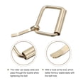 thumbnail image 3 of Roller Buckles, 20 Pack 25x16mm 3mm Thick Metal Belt Pin Buckle, Gold Tone, 3 of 5