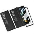 thumbnail image 2 of for Samsung Galaxy Z Fold 4 5G 7.6 inch Case with Hinge Protection, Full Body Case with Magnetic Kickstand & Tempered Glass Screen Protector PU Leather Phone Case for Galaxy Z Fold 4 2022,Black, 2 of 8