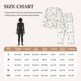 thumbnail image 4 of Fotbe Cartoon House Pattern Long Sleeve Pajama Set for Women,Sleepwear Set,2-piece Loungewear Set,Soft PJs Comfy Nightwear with Pockets -XX-Large, 4 of 7