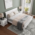 thumbnail image 2 of Furniture of America Arabella Wood 3-Piece King Bedroom Set in White, 2 of 20
