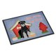 thumbnail image 1 of Caroline's Treasures Dog House Collection Schnauzer estándar Negro Gris Alfombrilla para interiores o exteriores 24x36 BB2788JMAT 24 x 36 Multicolor Caroline's Treasures BB2788JMAT, 1 of 1