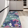 thumbnail image 4 of Pioneer Flower Floral Print Pattern Kitchen Rug Mat,Kitchen Runner Rugs Non Skid Washable,Decorative Kitchen Floor Mats for Kitchen,Sink,Laundry,17"X47", 4 of 5