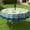 Blue-lemon, variant on Lemon Outdoor Tablecloth with Umbrella Hole 60" x 60" Waterproof Zipper Table Cloth for Patio Table - Ideal Tablecloths for Picnics, Camping, and Yard Use