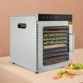 thumbnail image 5 of Electric Food Dryer Machine Low Noise & Durable Food Dehydrator,Home Stainless Steel Trays Dehydrator for Food, Jerky, Herbs, Veggies and Fruits - Adjustable Digital Temperature and Timer, 5 of 15