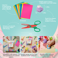 thumbnail image 2 of Incraftables Decorative Edge Craft Pattern Scissors 6pcs W/ Paper Hole Punches 10pcs & Craft Papers, 2 of 12
