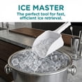 thumbnail image 3 of REGALWOVEN Ice Scoop Easy Clean Plastic Ice Shovel for Candy Buffet Kitchen, Ice Scooper for Bar, Ice Bucket, Popcorn in  White-3PCS, 3 of 7
