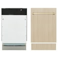 thumbnail image 3 of Zline Dwvz-18-G 18" Wide 10 Place Setting Built-In Panel Ready Top Control Dishwasher -, 3 of 7